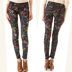 MOTHER Jeans The Looker Ankle Zip - Magical Forest